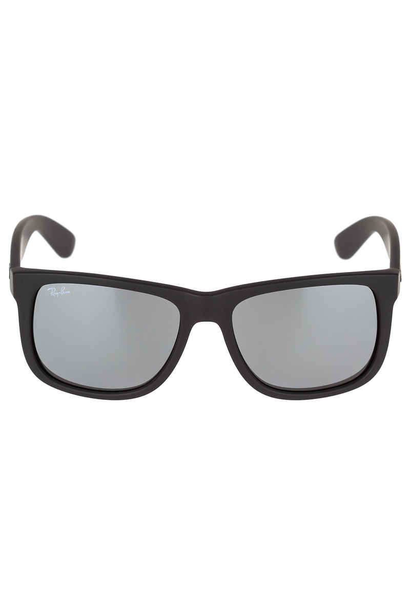 Ray-Ban Justin Sunglasses 54mm (rubber black grey mirror silver)