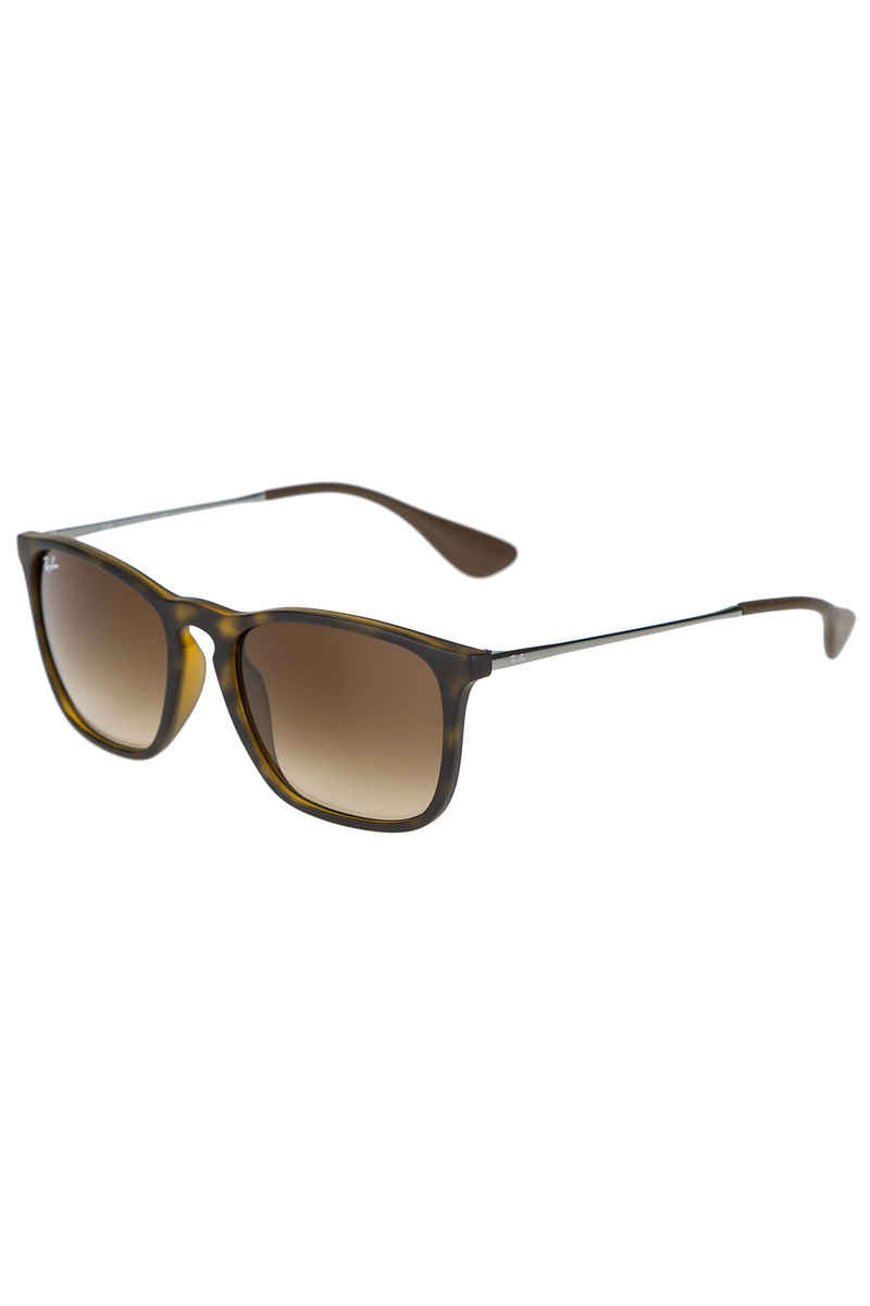 Ray-Ban Chris Sonnenbrille 54mm (rubber havana brown gradient)