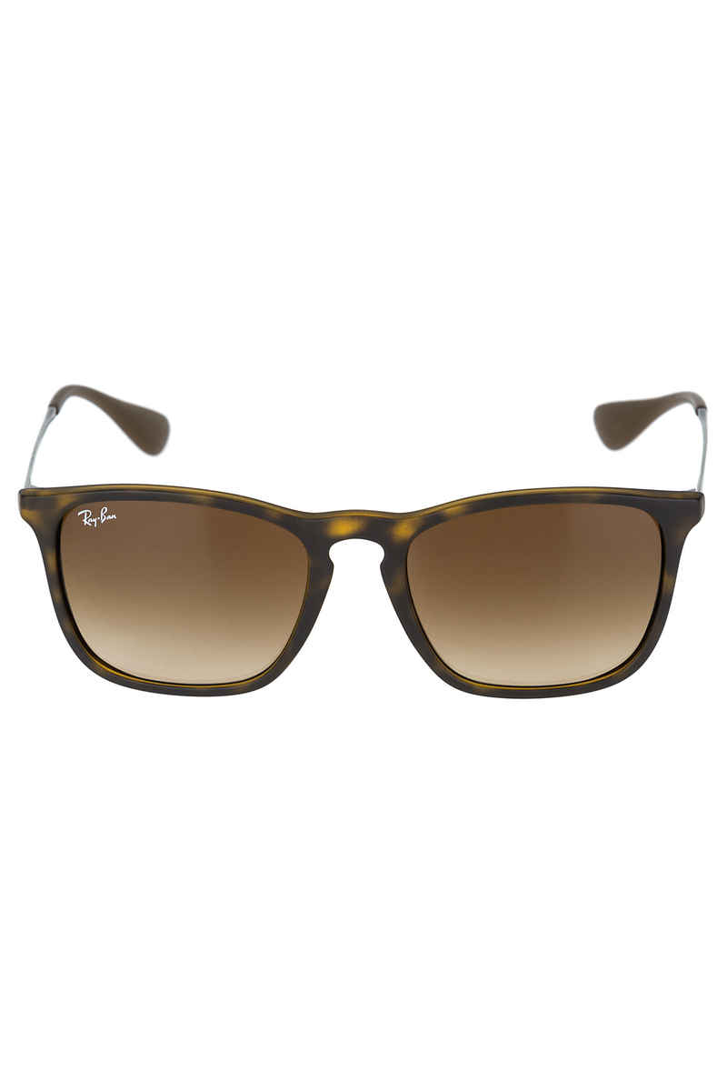 Ray-Ban Chris Sonnenbrille 54mm (rubber havana brown gradient)