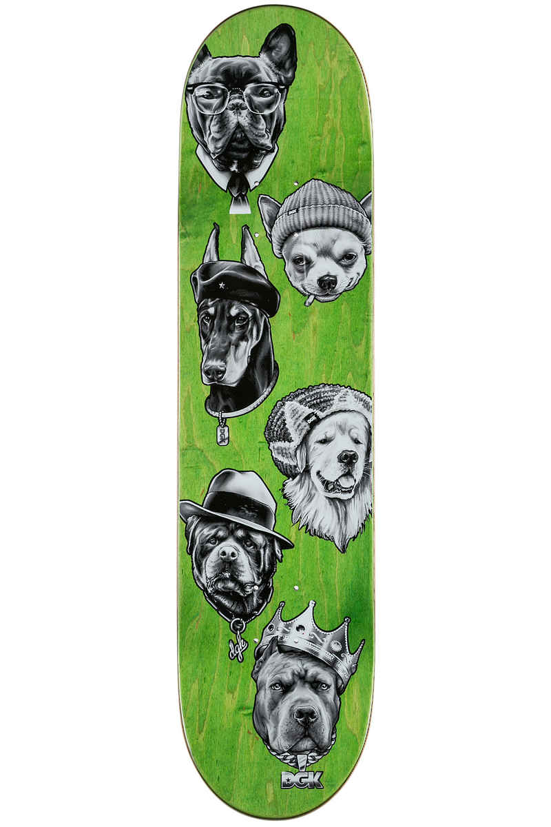DGK Skateboards Vaughn Spirit Animal 8" Deck (black)