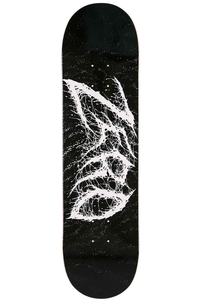 Zero Thomas Demon Text 8.25" Planche Skate (black white)
