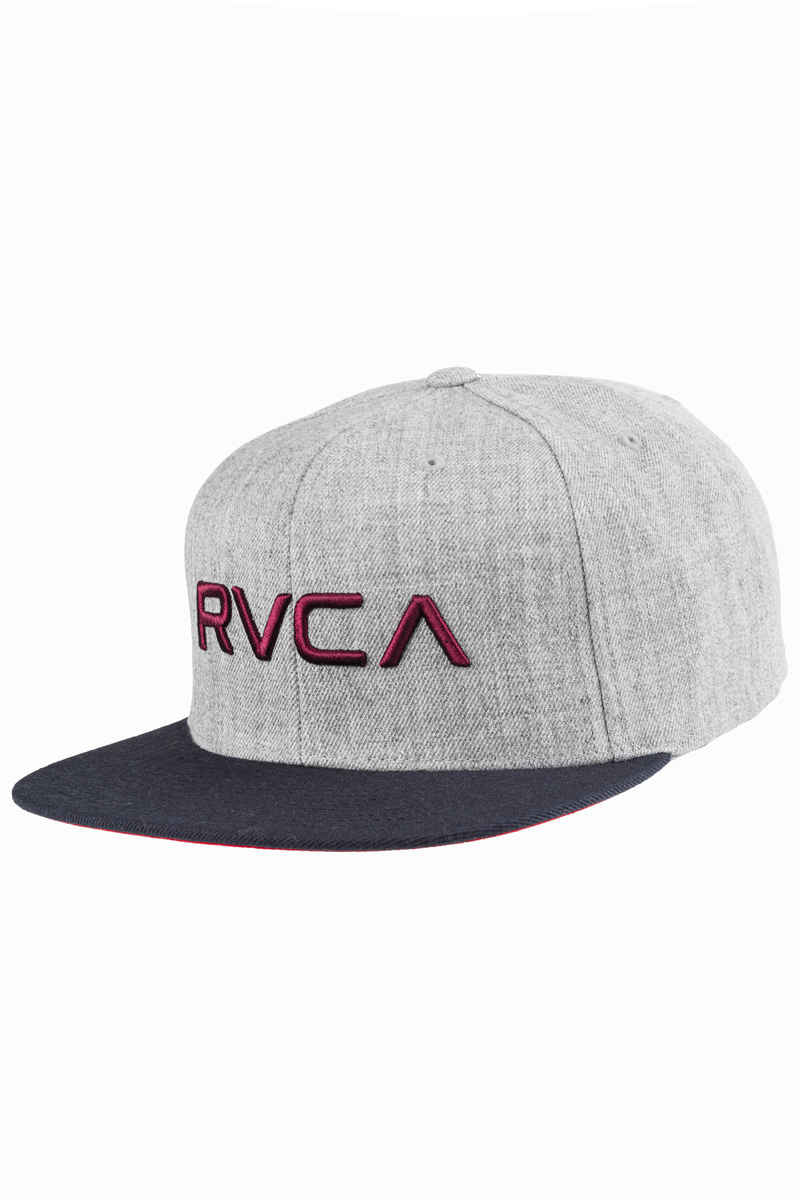 RVCA Twill III Snapback Pet (heather grey blue)