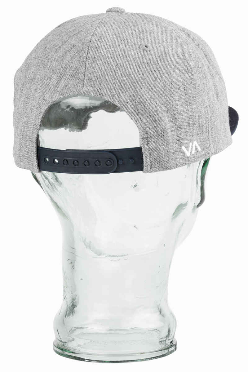 RVCA Twill III Snapback Pet (heather grey blue)
