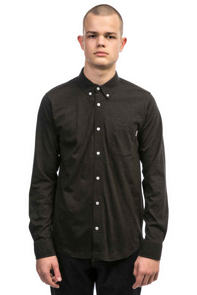 Wemoto Shaw Shirt (black melange 2)