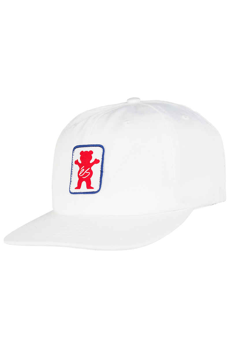 éS x Grizzly Deuce 6 Panel Cap (white)