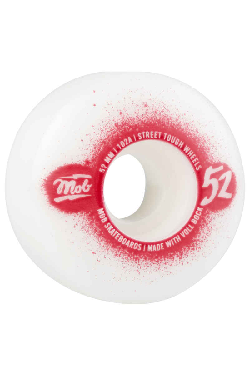 MOB Skateboards Tough Wiel (white) 52mm 102A 4 Pack