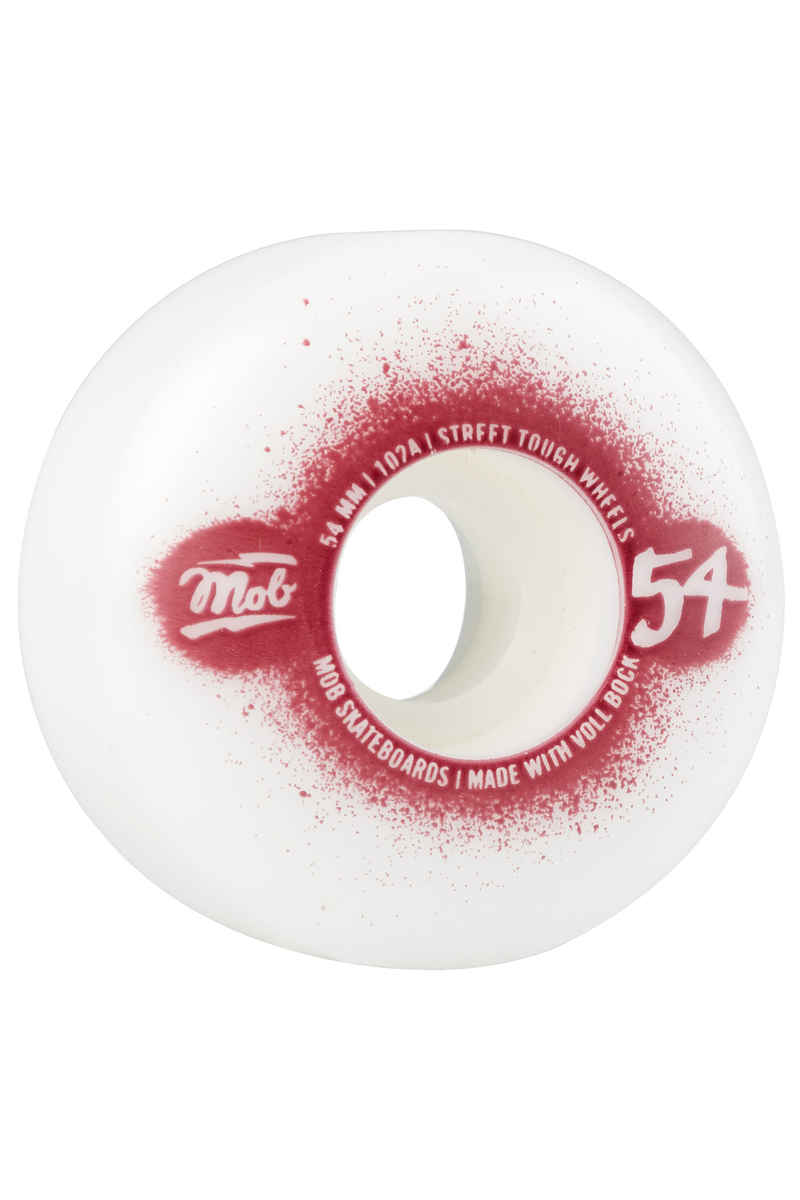MOB Skateboards Tough 54mm Roue (white) 4 Pack