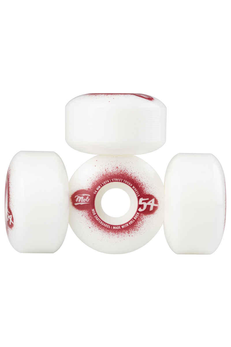 MOB Skateboards Tough 54mm Roue (white) 4 Pack