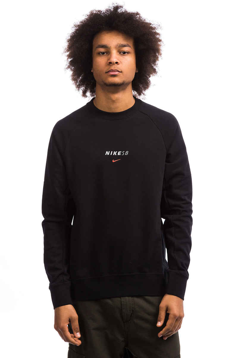 Nike SB Dry Everett Sweatshirt (black solar red)