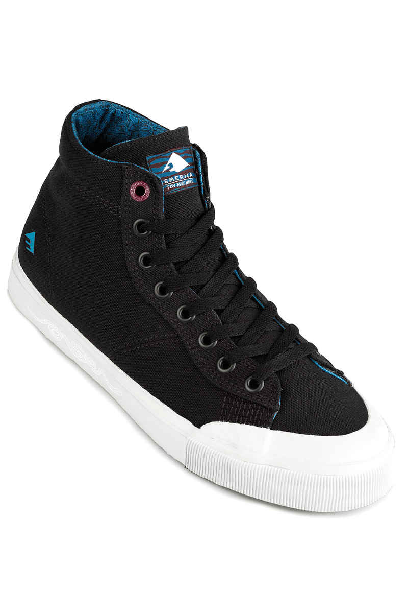 Emerica x Toy Machine Indicator High Schoen (black grey)