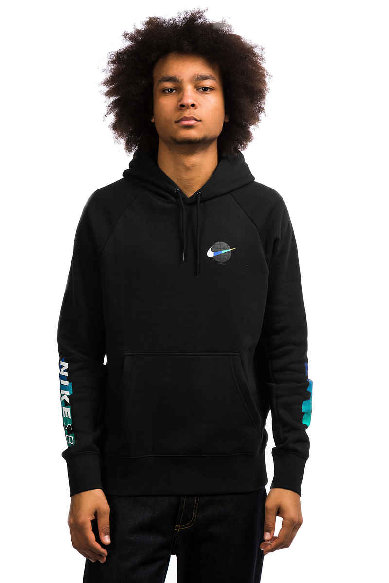 Nike SB Icon GFX sweat à capuche (black black white)
