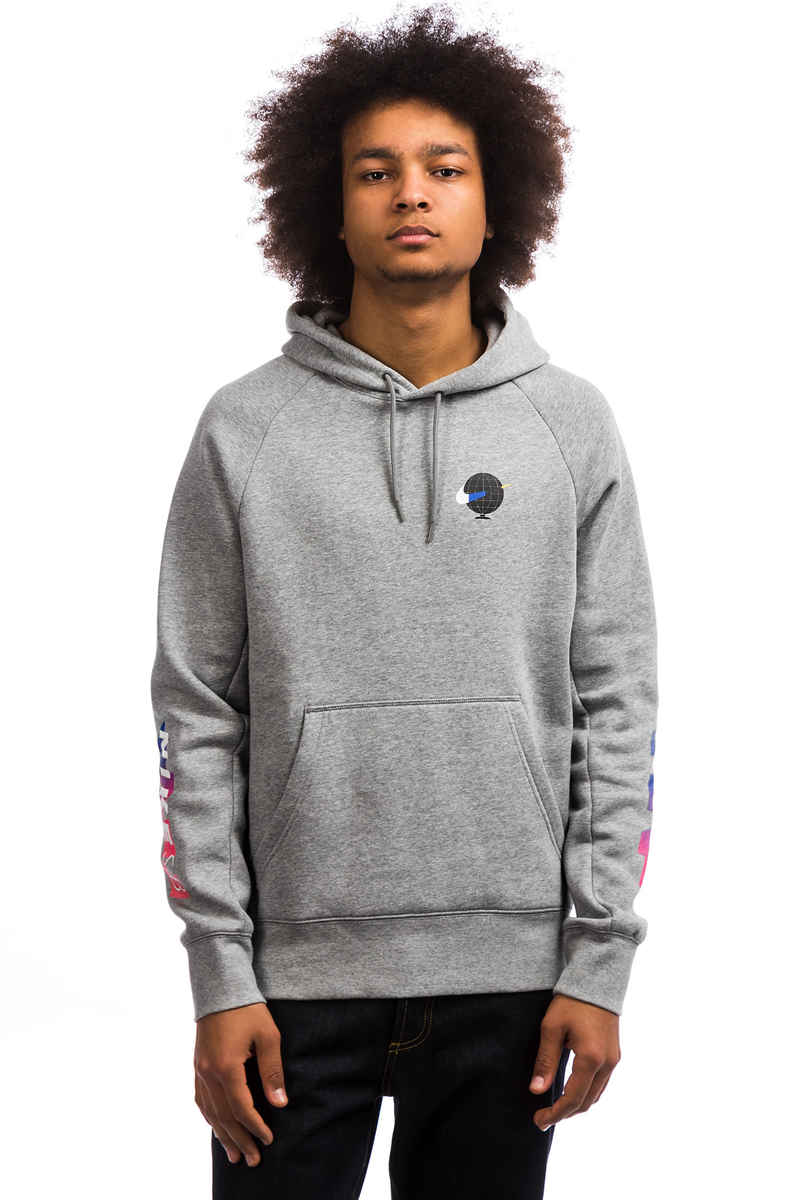 Nike SB Icon GFX Sudadera (dark grey heather white)
