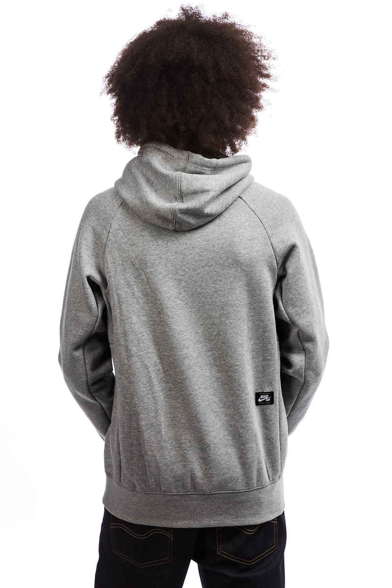 Nike SB Icon GFX Sudadera (dark grey heather white)