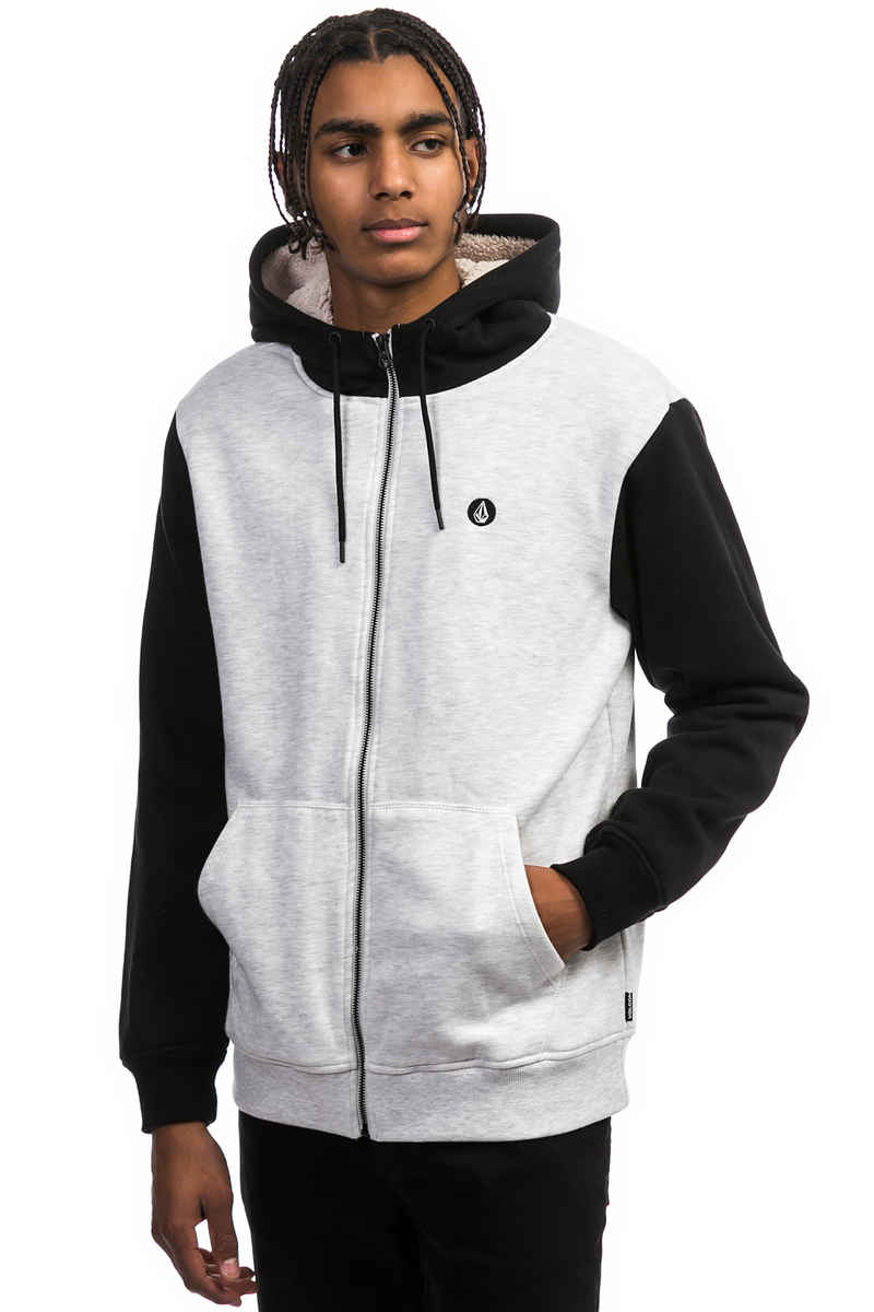 Volcom Sngl Stn Zip-Sweatshirt avec capuchon (mist)