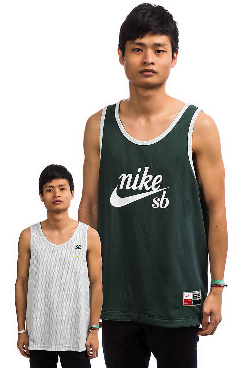 Nike SB Dry Mesh Débardeur (barely green deep jungle)