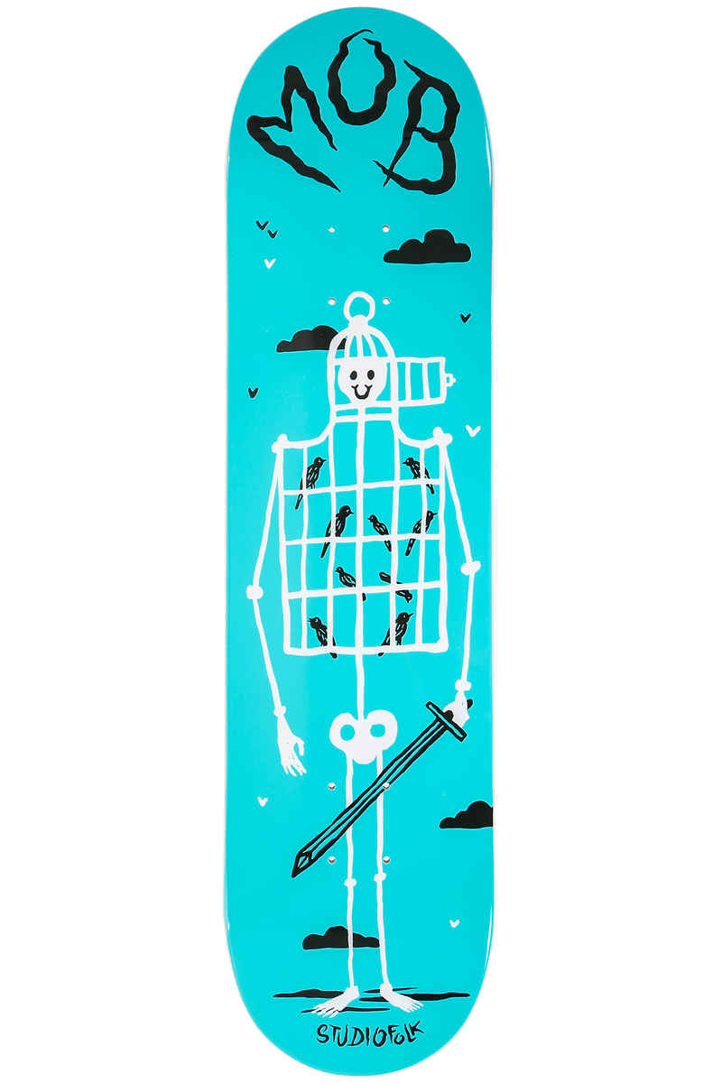 MOB Skateboards Skeleton 8" Planche Skate (blue)
