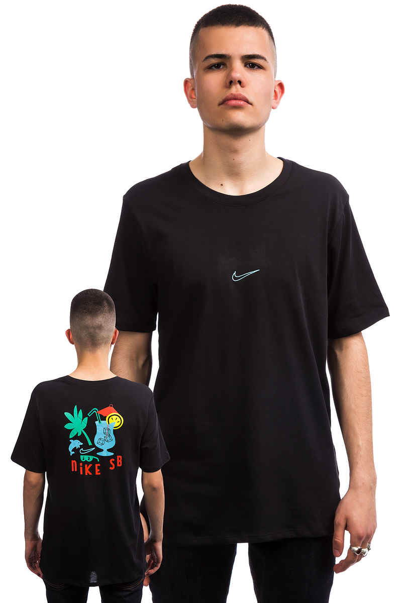 Nike SB Dry DFC Tropical Camiseta (black lagoon pulse)