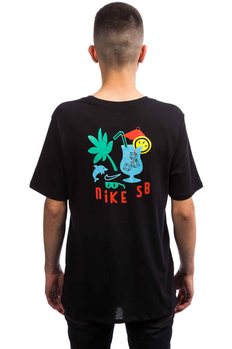 Nike SB Dry DFC Tropical Camiseta (black lagoon pulse)