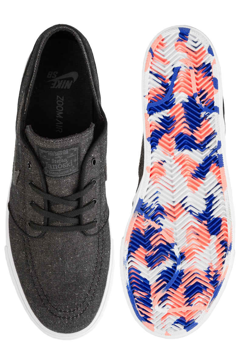 Nike SB Zoom Stefan Janoski Canvas Deconstructed Shoes (black anthracite)