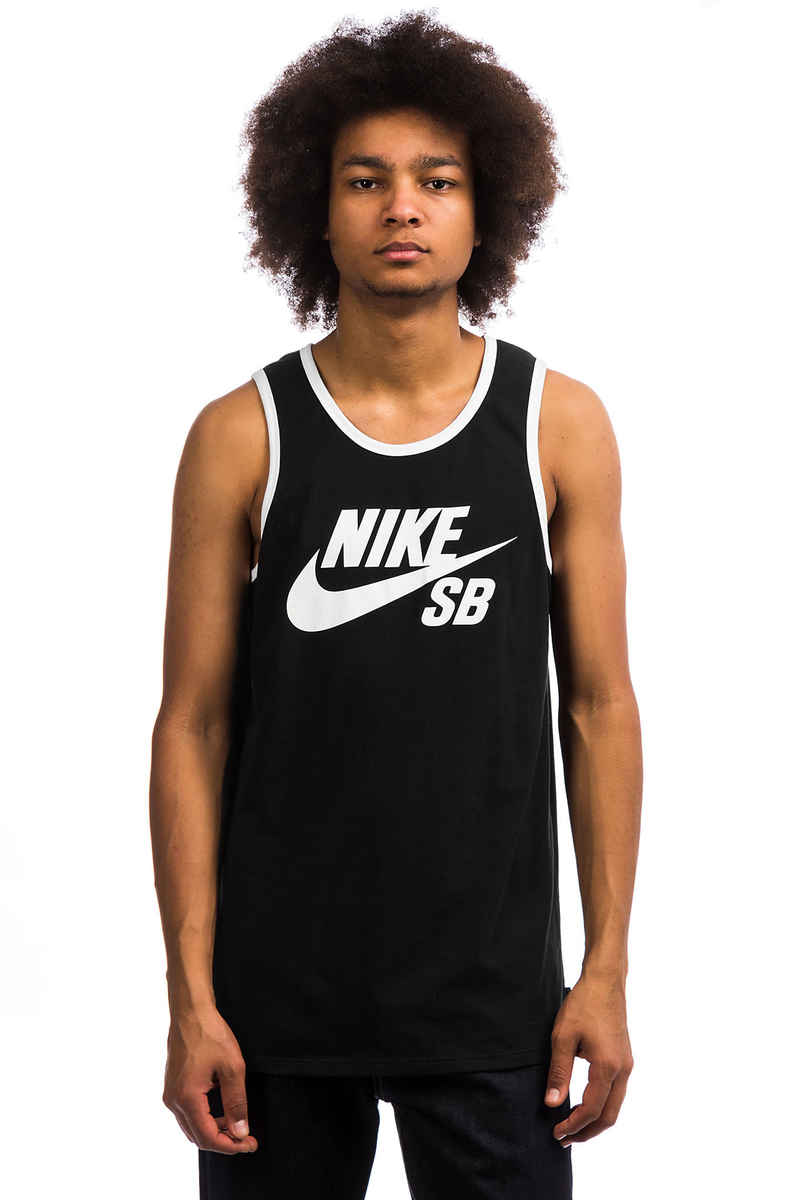 Nike SB Ringer Tank-Top (black white)