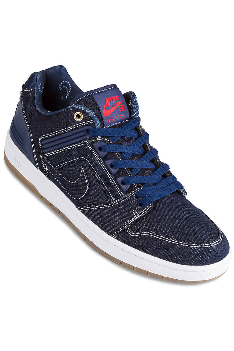 Nike SB Air Force II Low QS Chaussure (squadron blue white)