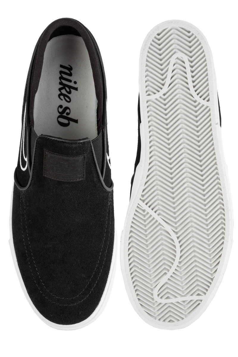 Nike SB Zoom Stefan Janoski Slip Schoen (black light bone)