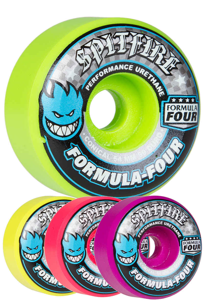 Spitfire Formula Four Razzle Mashup Conical 54mm Wiel (multi) 4 Pack