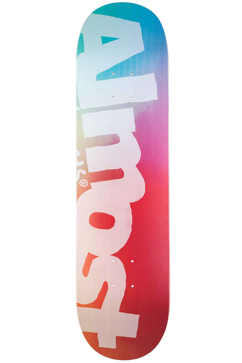 Almost Team Side Pipe Blurry 8.25" Planche Skate (teal cardinal)