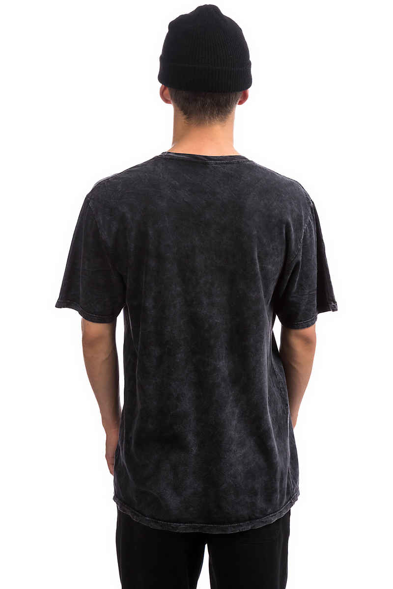 HUF Worldwide Acid Wash T-Shirt (black)
