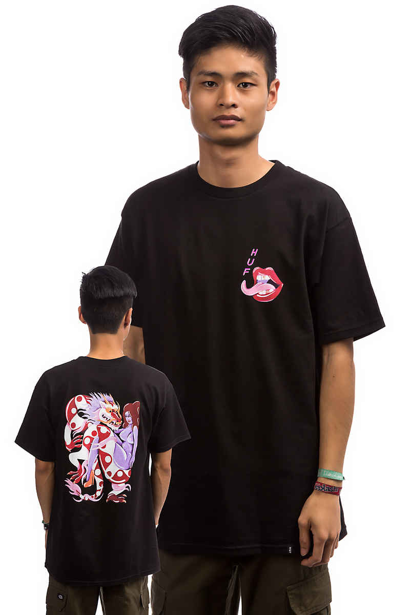 HUF Chloe K Dragon Camiseta (black)