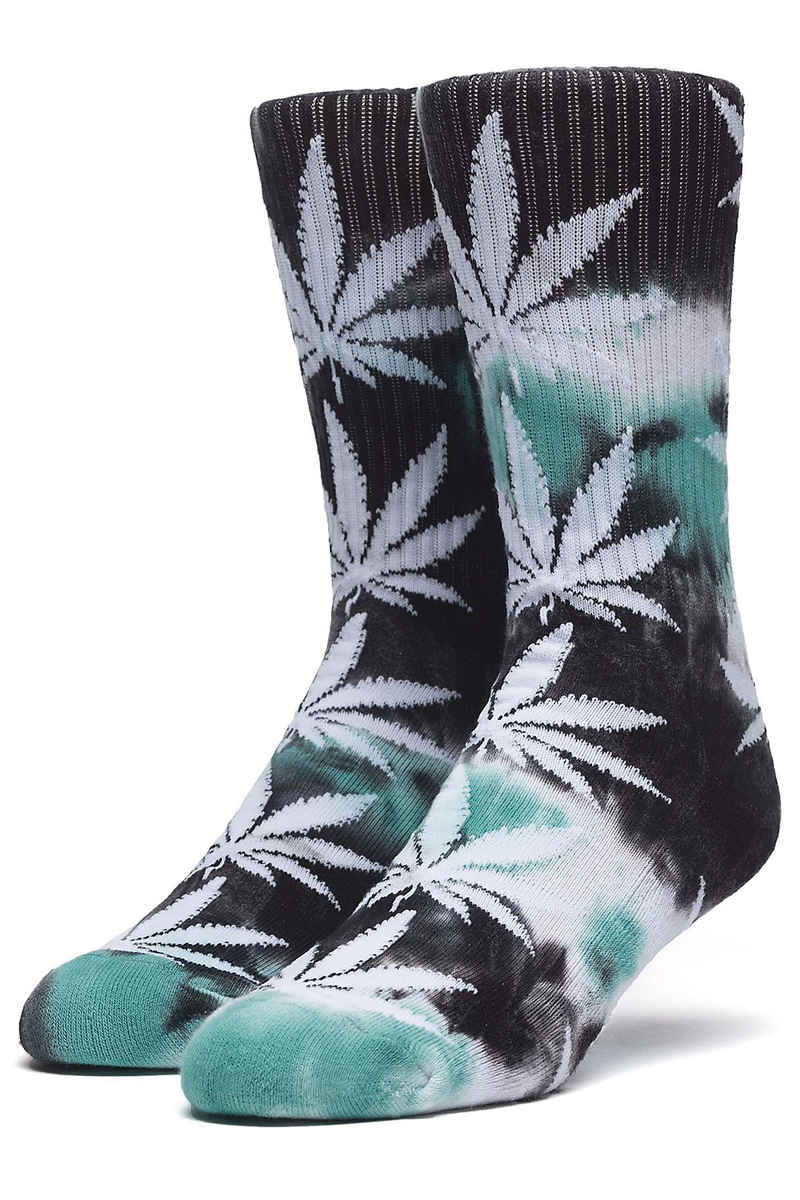 HUF Swirl Tye Die Plantlife Chaussettes US 8-12 (bright aqua)