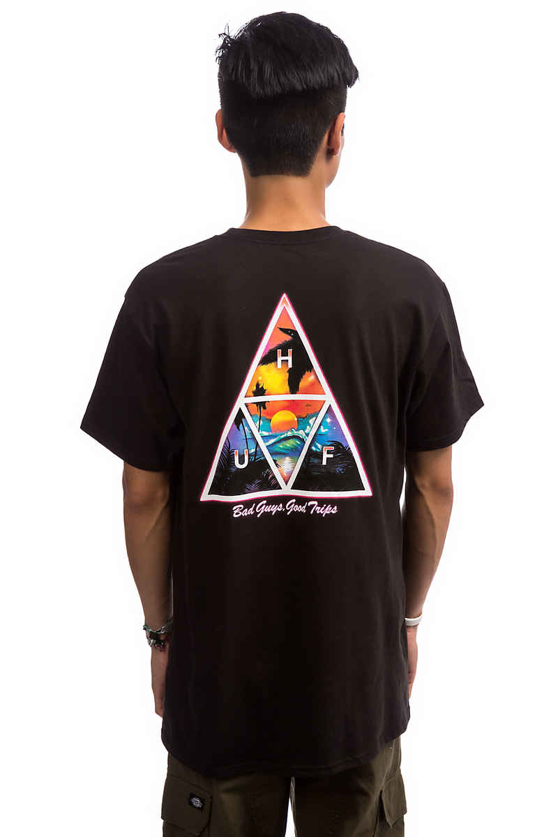 HUF Good Trips Triangle Camiseta (black)