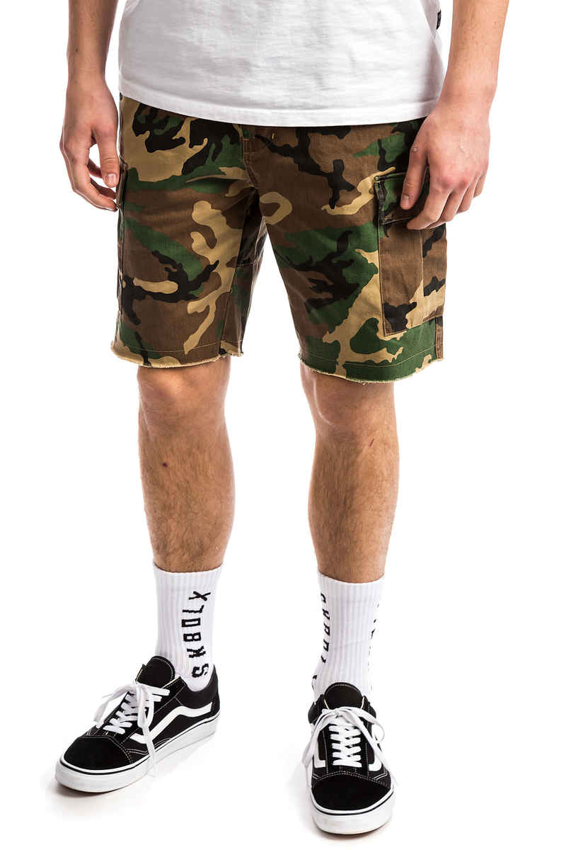 HUF Standard Issue Cargo Shorts (woodland camo)