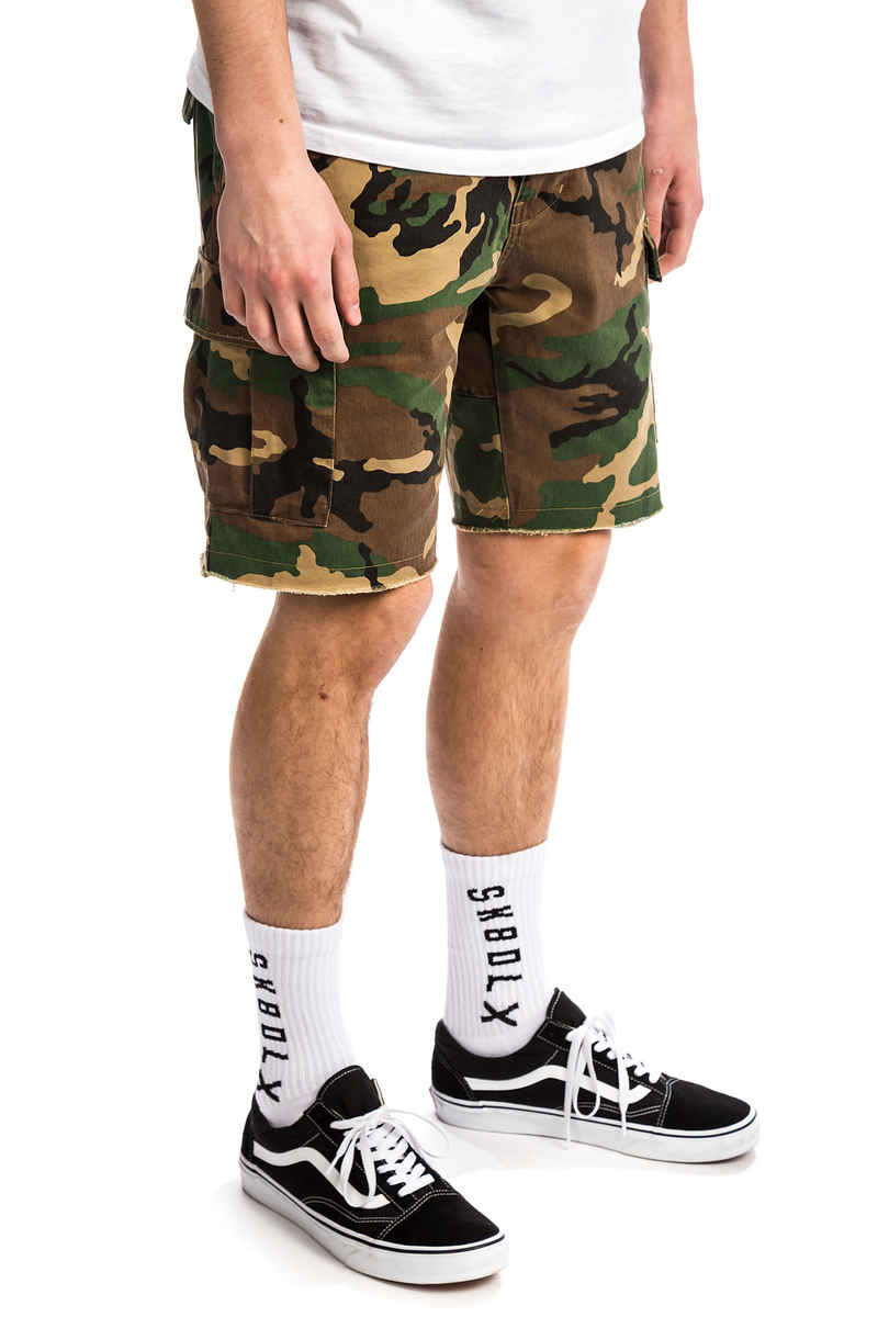 HUF Standard Issue Cargo Shorts (woodland camo)