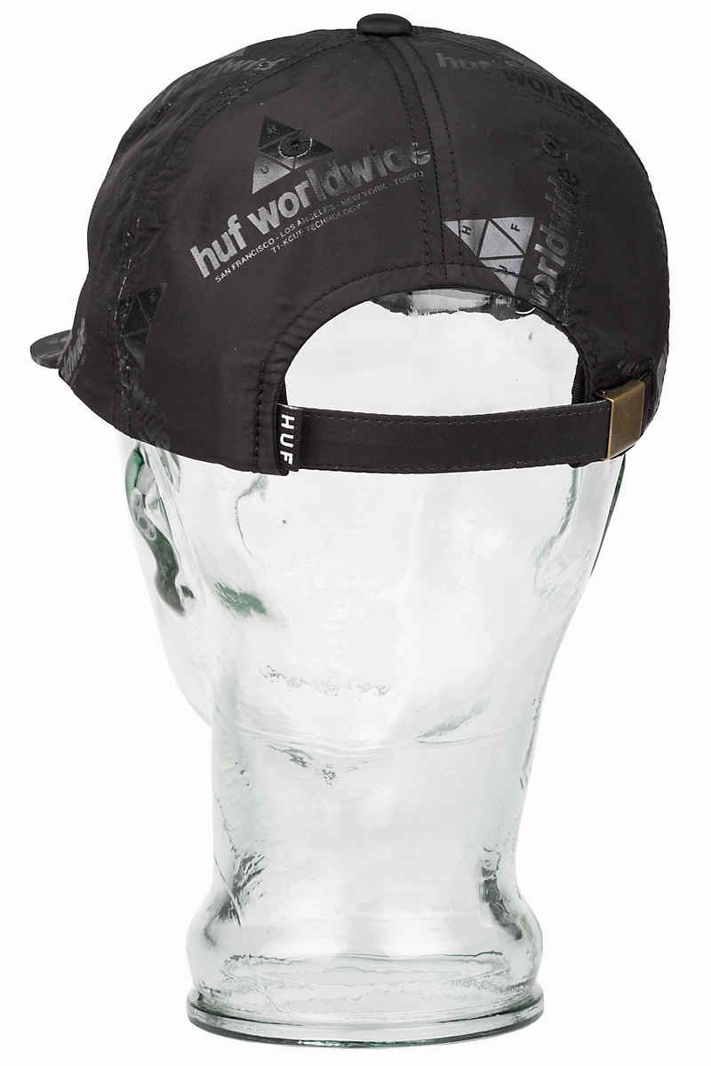 HUF Peak 6 Panel Casquette (black)