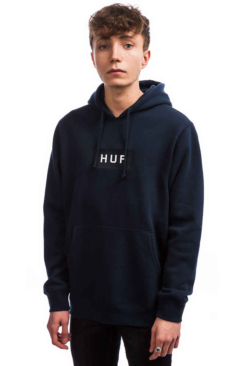 HUF Bar Logo Sudadera (navy)