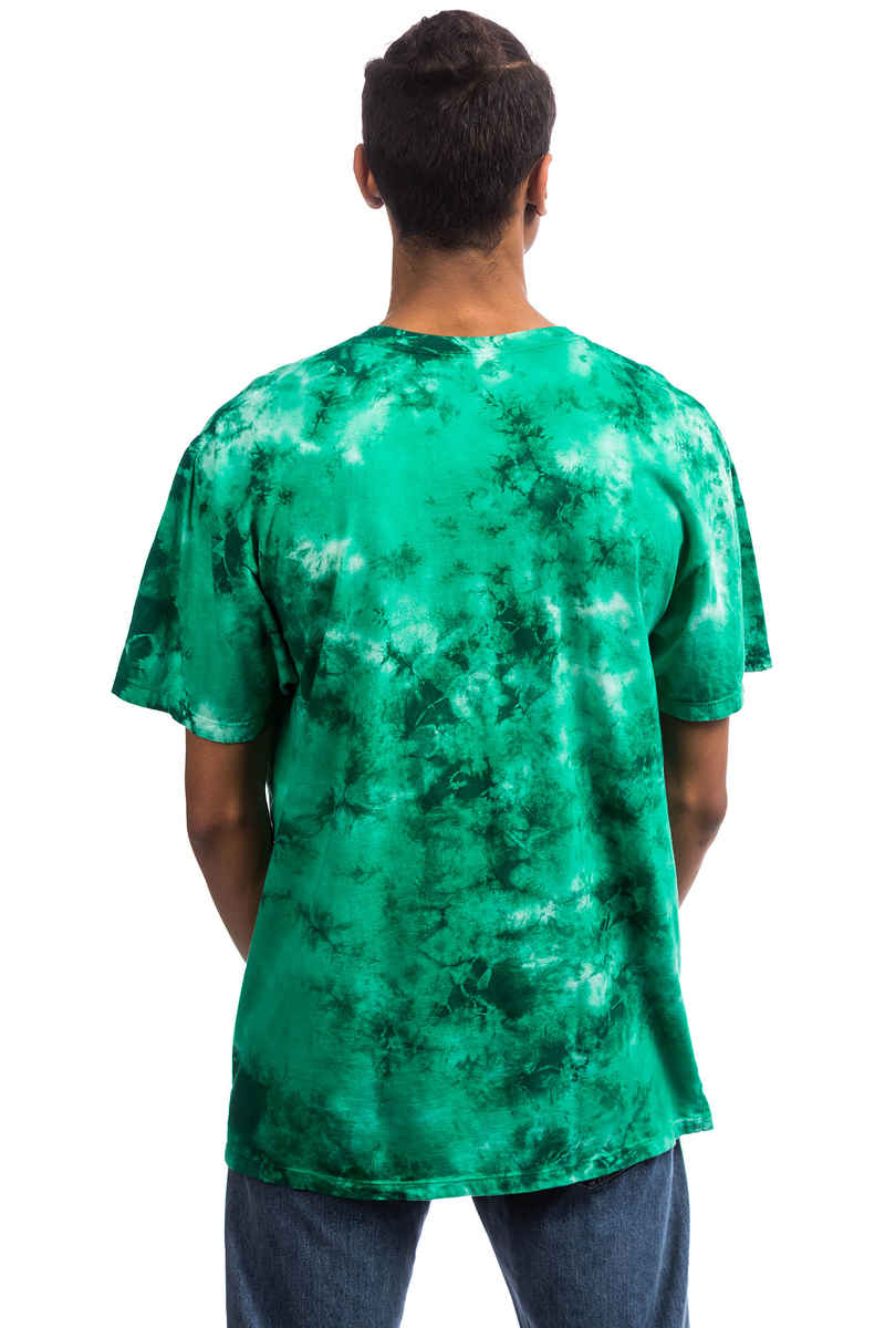 HUF OG Logo Tie Dye Camiseta (emerald)