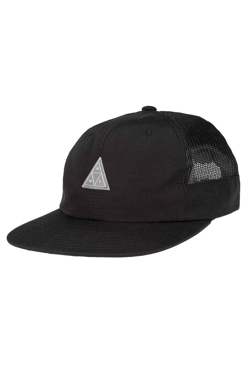 HUF Triple Triangle Side Mesh 6 Panel Gorra (black)
