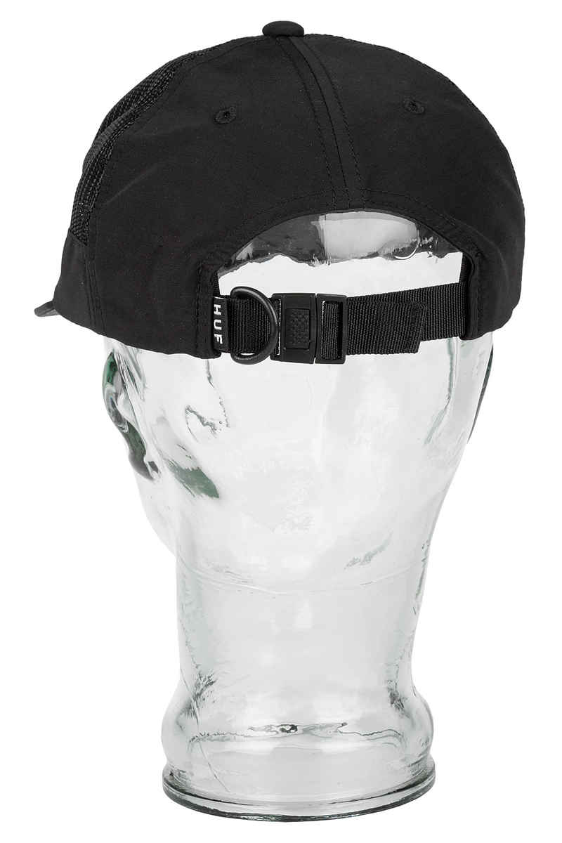 HUF Triple Triangle Side Mesh 6 Panel Gorra (black)