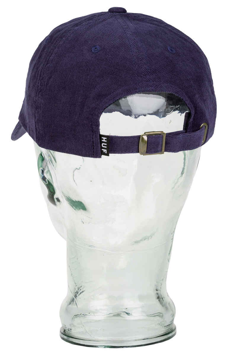 HUF Corduroy Script Curved Visor Casquette (midnight)