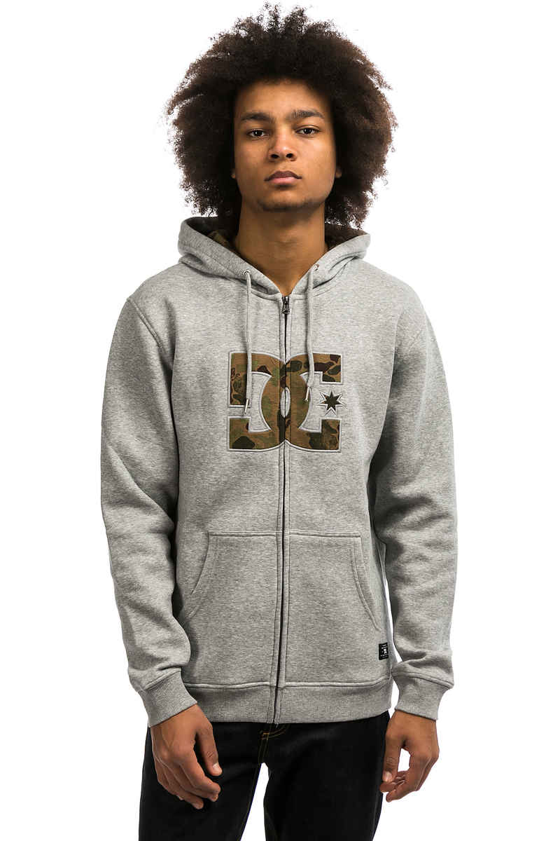 DC Hook Up Zip-Hoodie (grey heather)