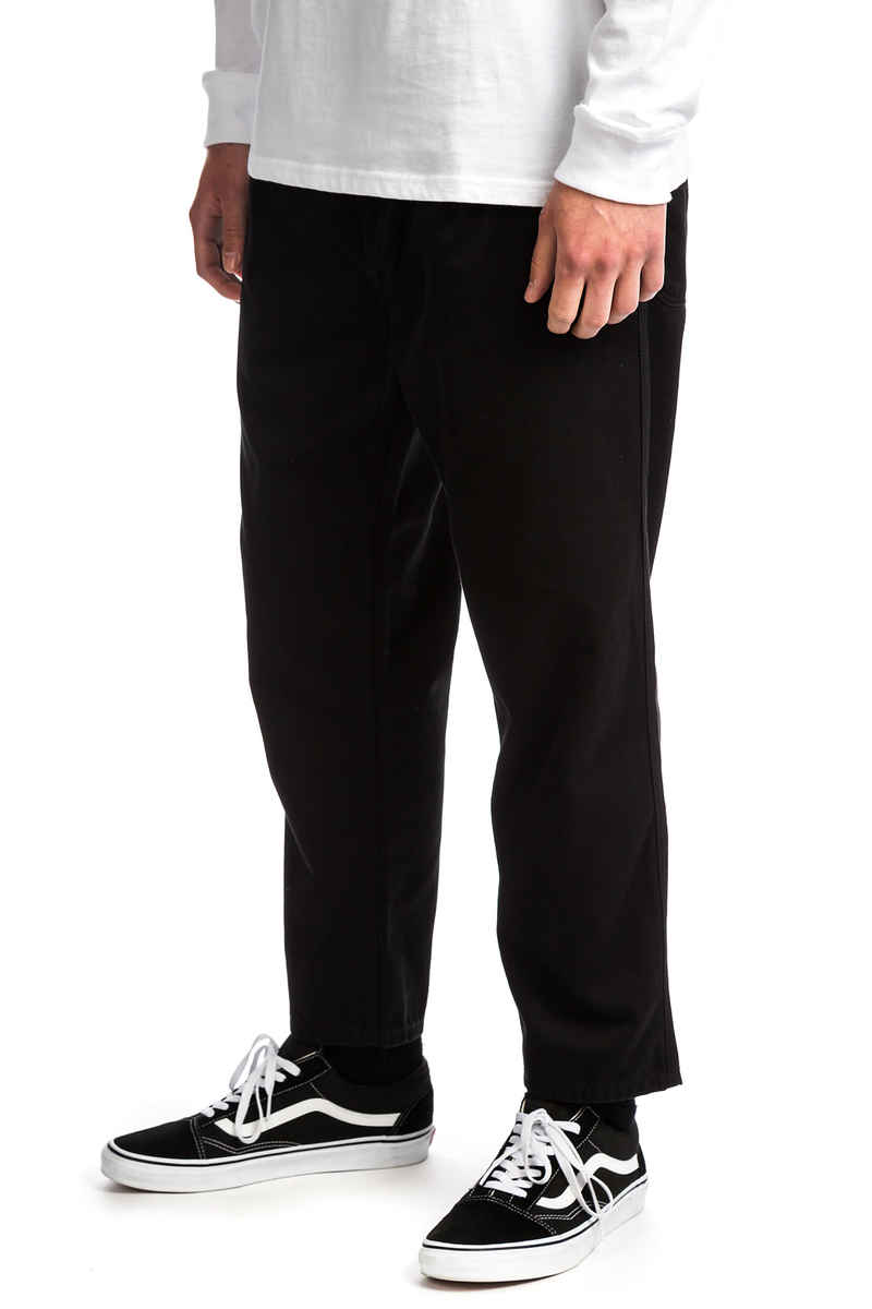 Carhartt WIP Abbott Millington Pantalones (black stoned wash)