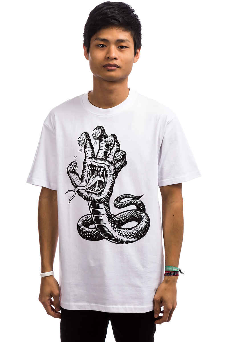 Santa Cruz Hissing Hand T-Shirt (white)