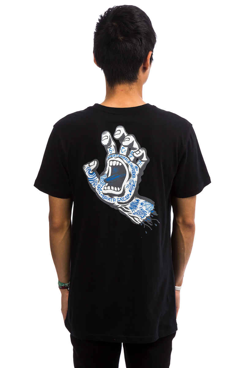 Santa Cruz Tattoo Hand T-Shirt (black)