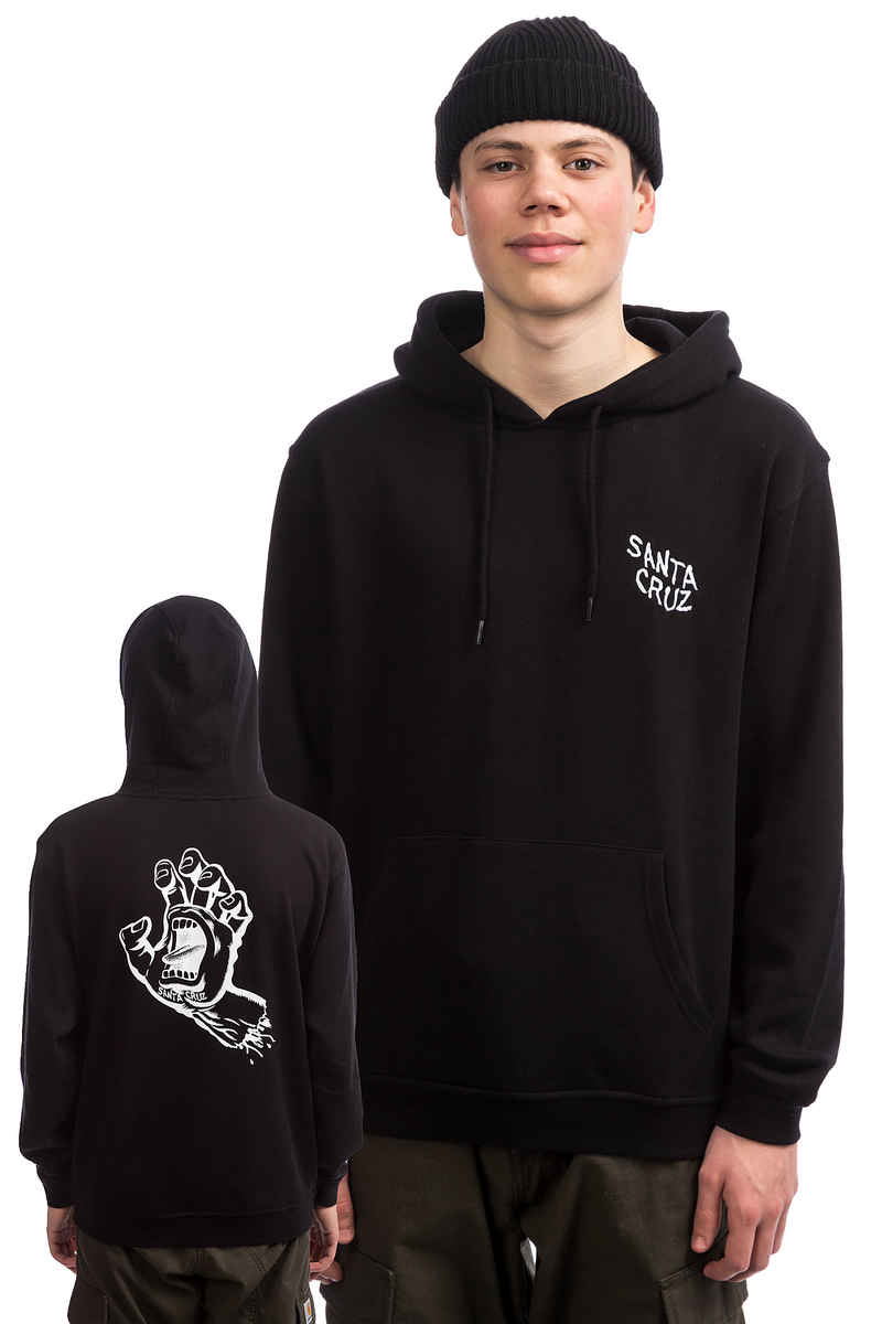 Santa Cruz Outline Hand sweat à capuche (black)