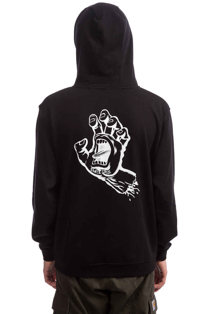 Santa Cruz Outline Hand sweat à capuche (black)