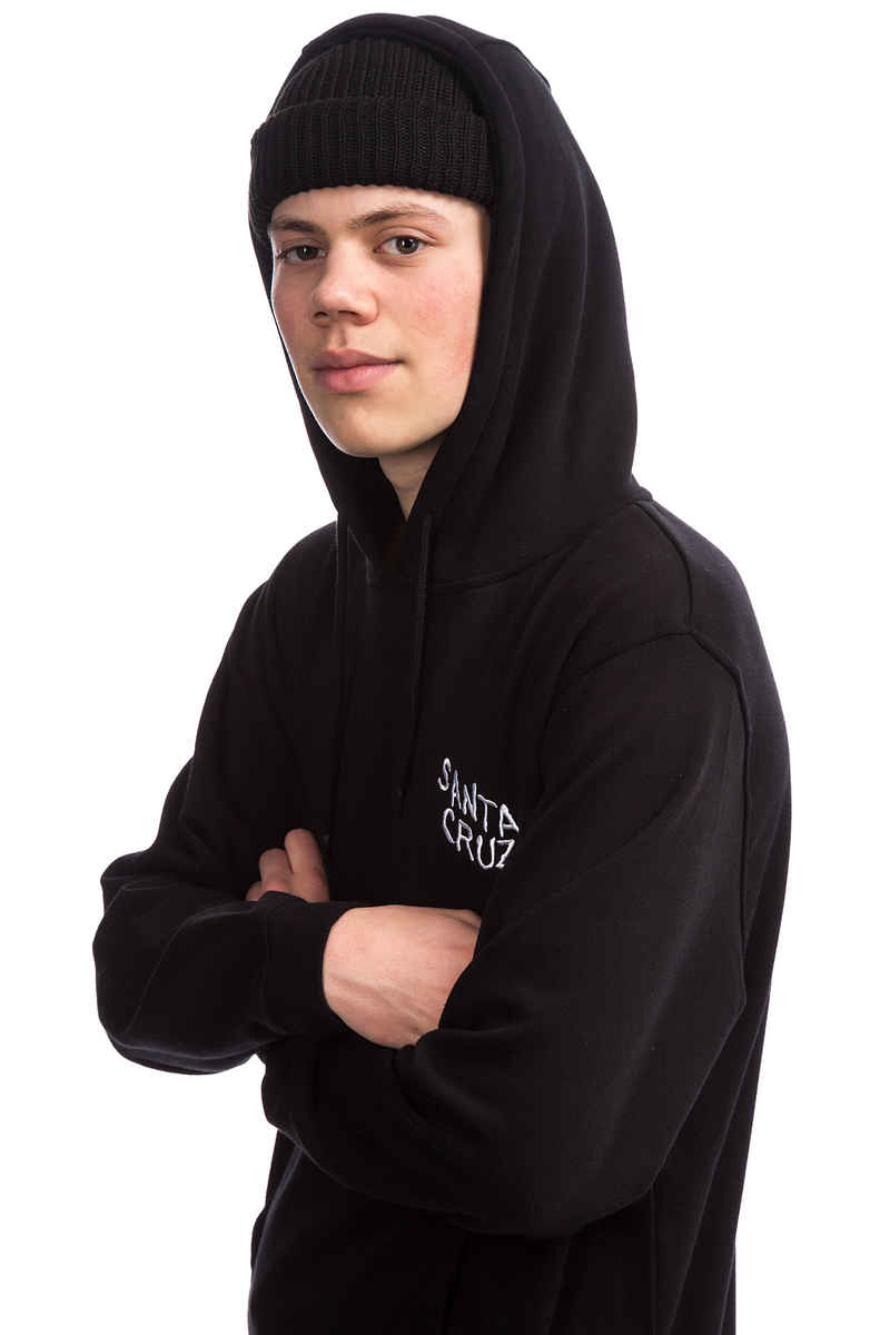 Santa Cruz Outline Hand sweat à capuche (black)