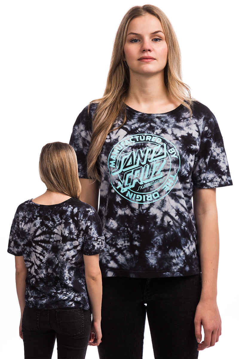 Santa Cruz MFG Dot T-Shirt women (black tie dye)