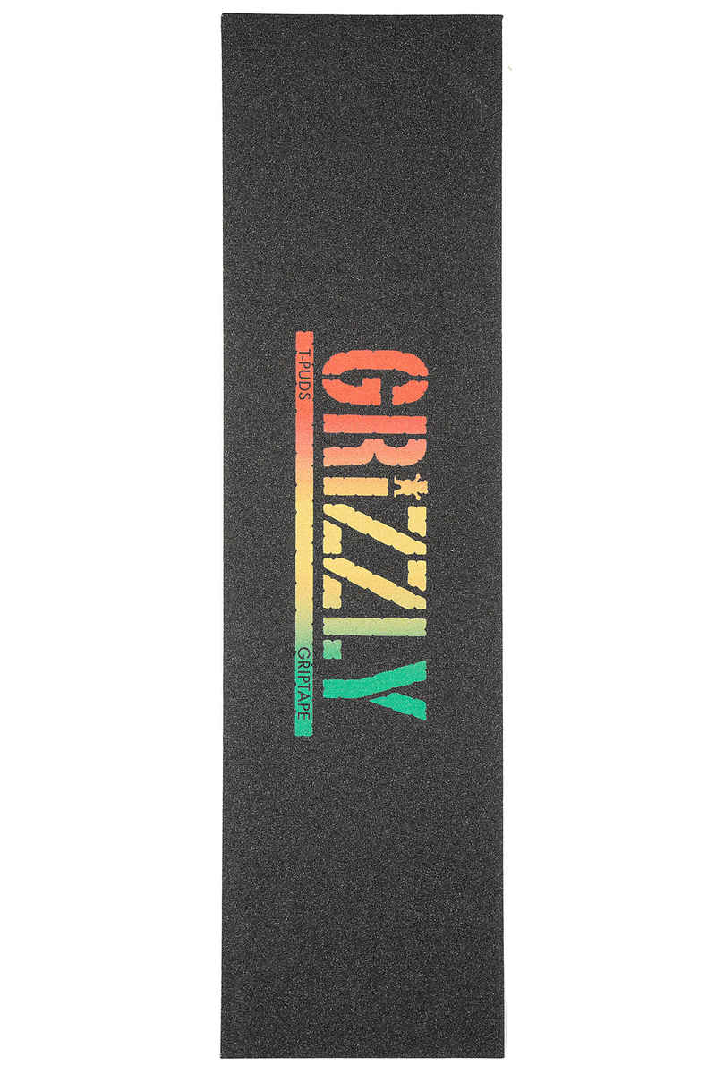 Grizzly T-Puds Rasta Stamp Grip Skate (rasta)