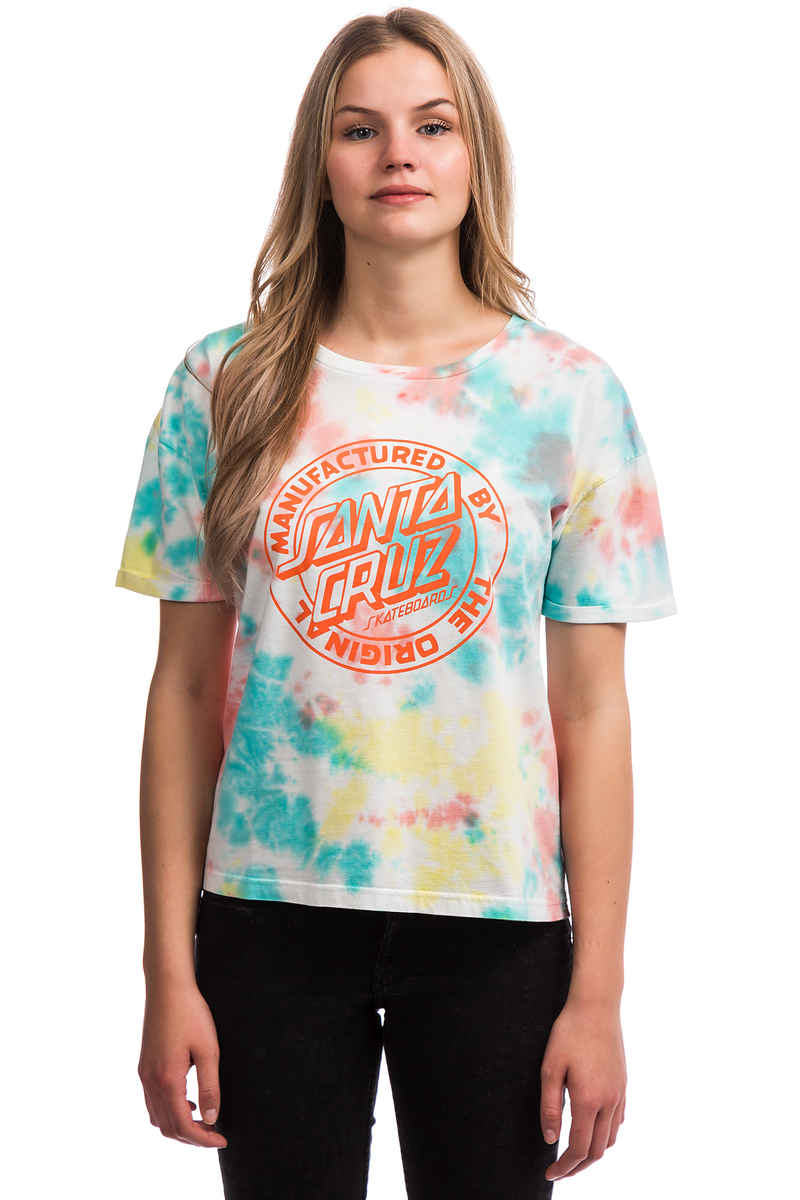 Santa Cruz MFG Dot T-Shirt women (coral jade tie dye)